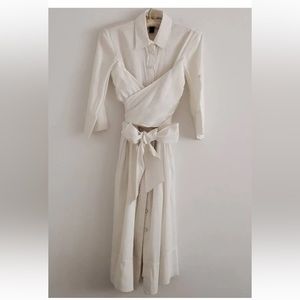 Robert Rodriguez beautiful white cotton dress size 8